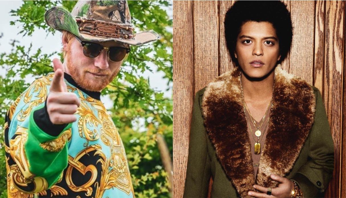 Ed Sheeran y Bruno Mars estrenan su nueva colaboración “Blow”. (Foto: Instagram)