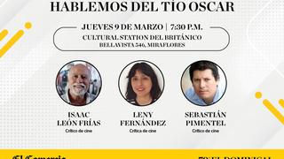 Café Dominical: el jueves 9 de marzo se realizará un conversatorio sobre el Óscar, el cine  y el periodismo