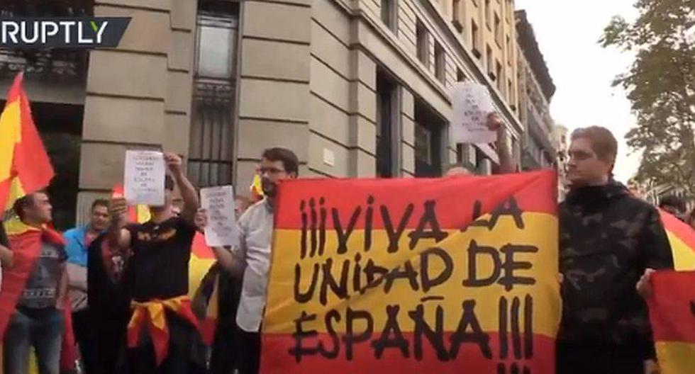 El Ministerio español del Interior apeló a la tranquilidad en las calles y pidió colaboración y respeto en los colegios electorales. (Foto: captura RT en español)