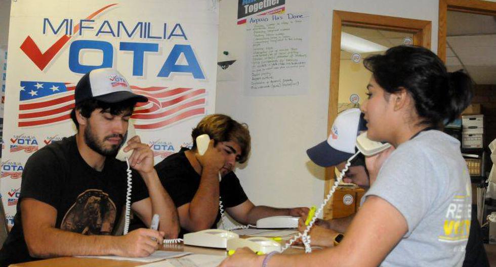 Comunidad latina se une en voto contra Donald Trump. (Foto: EFE)
