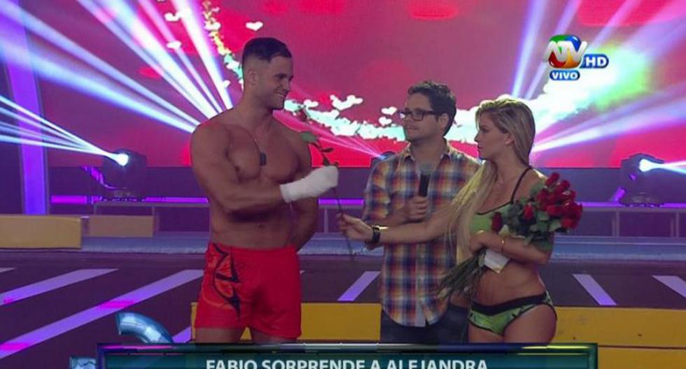 Fabio Agostini sorprendió a Alejandra Baigorria en Combate. (Foto: Twitter)