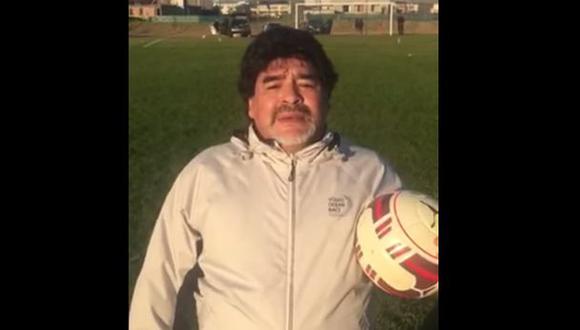 Diego Maradona a punto de quebrarse al recordar a su padre