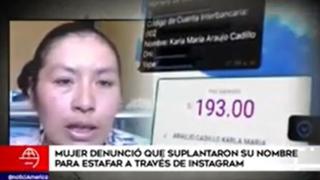 Mujer denuncia que suplantaron su identidad para estafar por redes sociales 