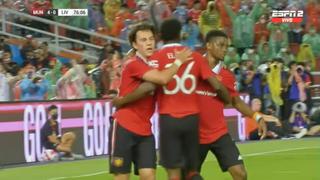 Gol de Facundo Pellistri: anotó el 4-0 del Manchester United vs. Liverpool | VIDEO