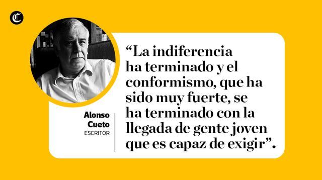 Las frases de Alonso Cueto en entrevista con El Comercio | POLITICA | EL  COMERCIO PERÚ