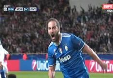 Mónaco vs Juventus: el gol del Pipita Gonzalo Higuaín por Champions League
