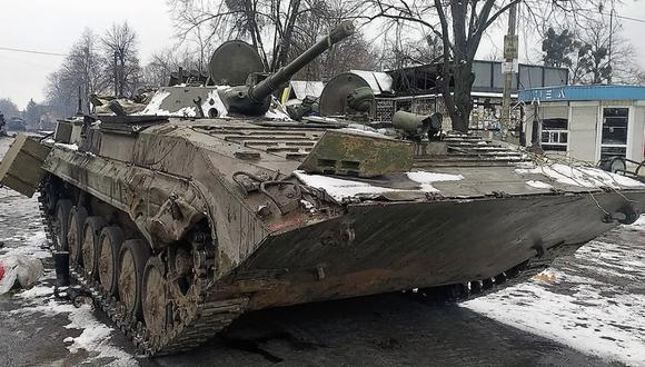 Eslovaquia entregó a Ucrania 30 vehículos BMP-1 con capacidad anfibia y de origen soviético.