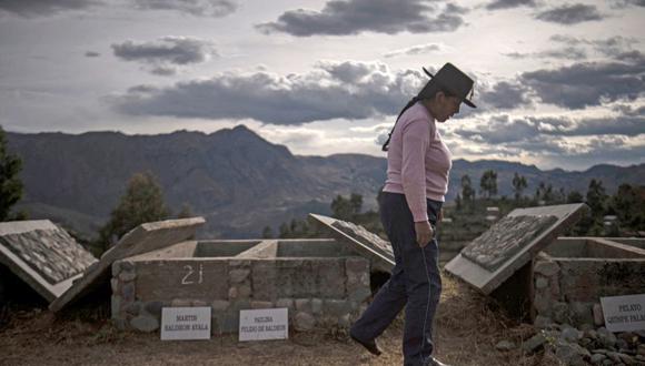 Los ataúdes serán conducidos al pequeño cementerio del cerro San Cristóbal. (Foto: AFP)
