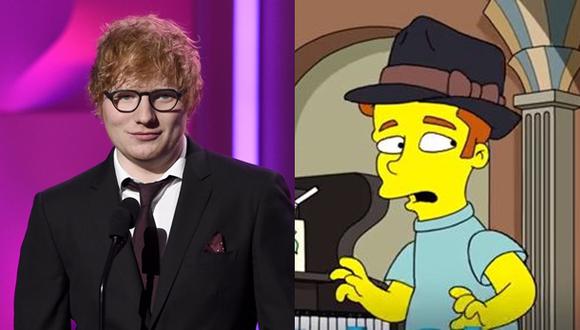 Ed Sheeran aparecerá por primera vez en "Los Simpson". Será el amor de Lisa en una hilarante parodia a la película "La La Land". (Fotos: Agencia / Captura de pantalla)
