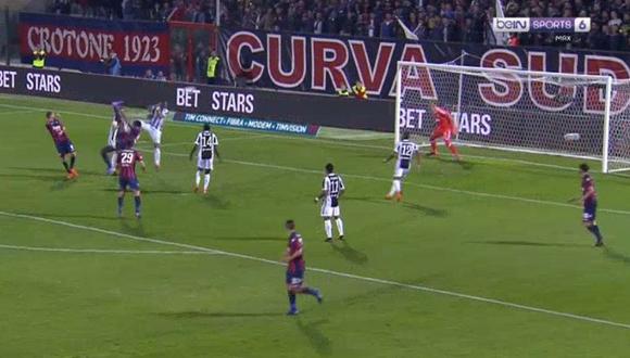 Simy Nwankwo marcó un sensacional gol de chalaca a la Juventus en la Serie A. (Foto: captura de YouTube)