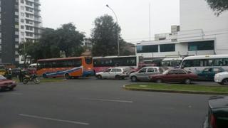 Congestión en Av. Javier Prado por Maratón Lima 42k