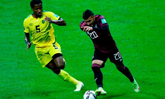 México vs. Jamaica chocan por las Eliminatorias Concacaf a Qatar 2022 | Foto: EFE.