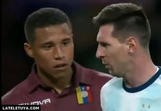 Lionel Messi: este jugador de la 'Vinotinto' se aseguró la camiseta del '10' en el entretiempo | VIDEO