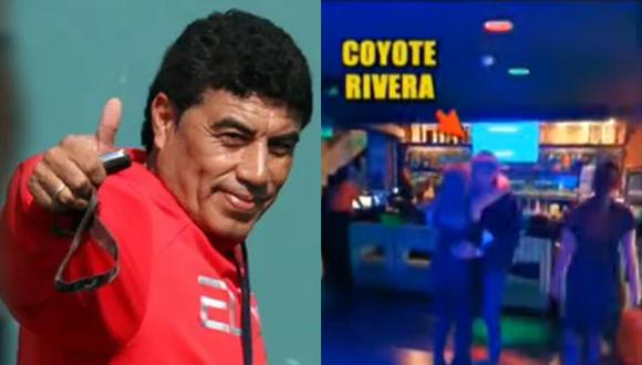 Julio ‘Coyote’ Rivera besa a mujer que no es su esposa en karaoke. (Foto: @coyoteriveraoficial/Captura ATV).