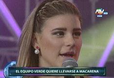 Macarena Velez se molesta con Mario Irivarren por preferencias