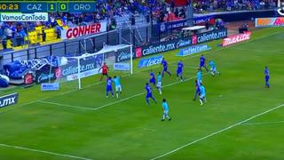 Cruz Azul vs. Querétaro: Luis Romo y el cabezazo que fue validado por el VAR para el 1-1 | VIDEO