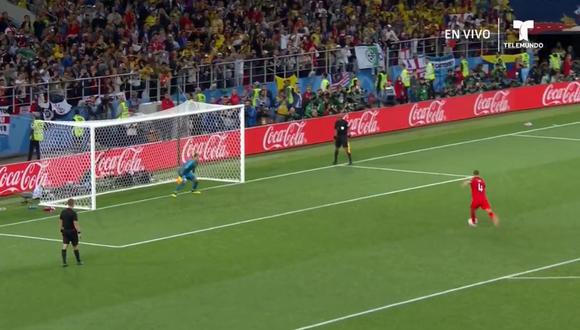 Colombia vs. Inglaterra: Dier y el gol que eliminó a los cafeteros. (Foto: Captura de Telemundo)