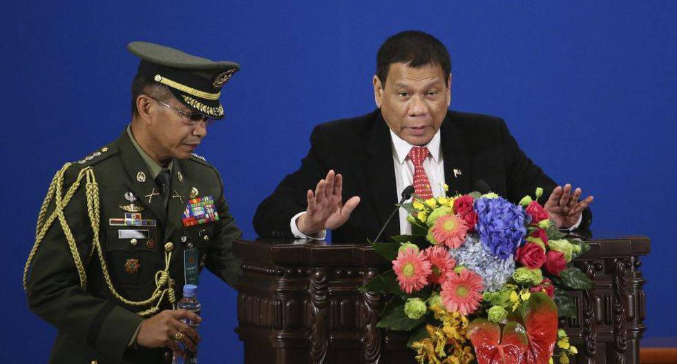 El presidente Rodrigo Duterte acord&oacute; retomar el di&aacute;logo con el gigante asi&aacute;tico por el conflicto territorial sobre el mar de China Meridional. (Foto: EFE)