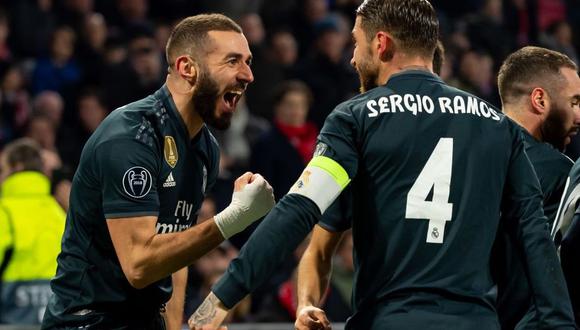 Real Madrid venció 2-1 a Ajax en Holanda, por la ida de los octavos de final de la Champions League. (Foto: Reuters)