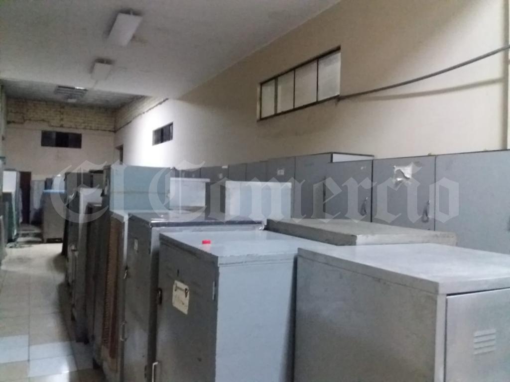 Así están ubicados los roperos del personal de Sub Oficiales en la Comisaría de La Victoria. (Foto: El Comercio)