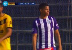 Alianza Lima vs. Cantolao: Kevin Quevedo estuvo muy cerca de anotar el 1-0 en Matute | VIDEO