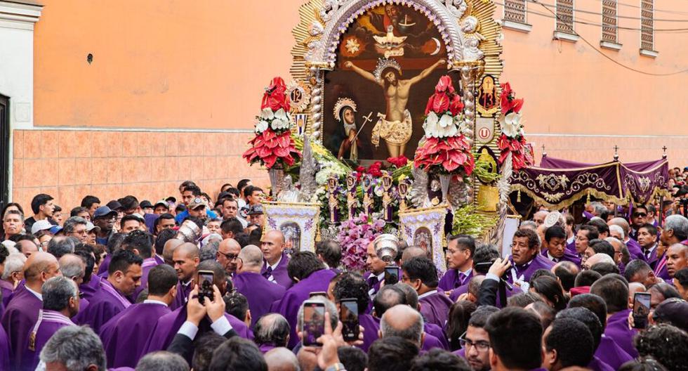 ¿DÓNDE ESTÁ el Señor de los Milagros en su tercer recorrido procesional en Lima? Sigue EN VIVO la transmisión (Foto: Arzobispado de Lima)