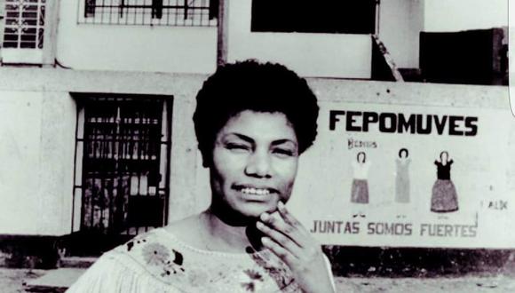 María Elena Moyano en Villa El Salvador. FOTO: Archivo familiar.
