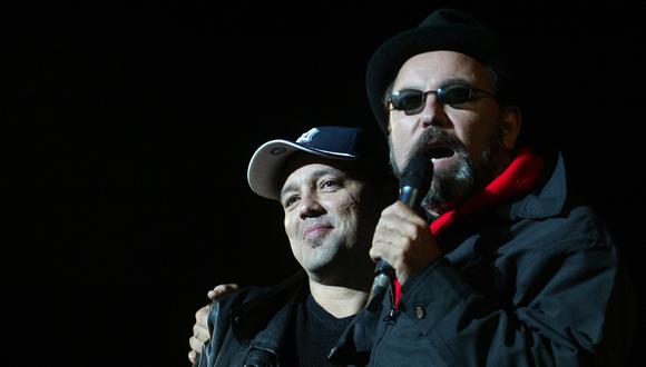 Año 2003. Concierto de Rubén Blades en la explanada del Museo de la Nación. (Foto: Dante Piaggio/El Comercio)