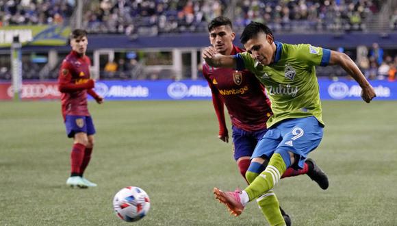 El Seattle Soundes de Raúl Ruidíaz quedó fuera de la MLS al caer por penales ante Real Salt Lake. (Foto: Reuters)