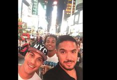 Instagram: Vargas, Guerrero y Carrillo juntos en el Times Square