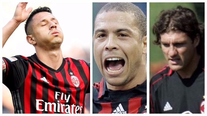 Lapadula y otros delanteros del AC Milan que no les fue bien. (Fotos: Agencias)