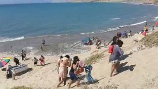 Piura: PNP interviene a 200 personas en playa “Las Peñitas” de Talara