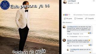 Cuenta de Facebook de Luis Miguel fue hackeada y tuvo estas curiosas publicaciones | FOTOS