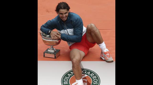 Roland Garros: nueve años de dominio de Nadal en imágenes  - 13