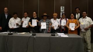 Organizaciones indígenas reciben plan de consulta previa de reglamento de Ley Marco sobre Cambio Climático
