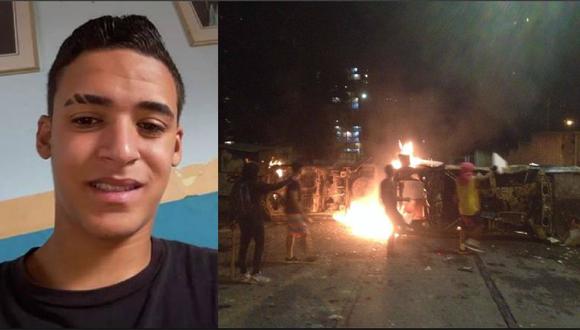 El adolescente Alixon Pizani, de 16 años, falleció tras ser herido con arma de fuego en medio de una de las protestas contra Nicolás Maduro que se registraron anoche en Caracas.