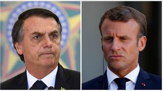 Bolsonaro denuncia "mentalidad colonialista" de Macron por posición sobre la Amazonía