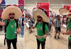 Mexicano hace sonar “La mano de Dios” en subte de Doha y se gana el respeto de argentinos