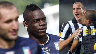 Balotelli y Felipe Melo se unen contra Chiellini: “se meaba encima” 
