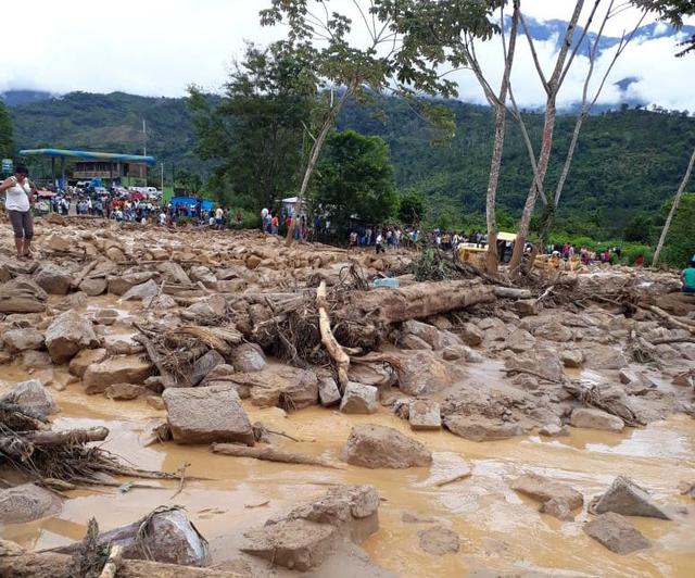 Huaico dejó 10 familias afectadas y 3 damnificadas en el centro poblado Lobo Tahuantinsuyo. (Foto: Ejército/COEN)