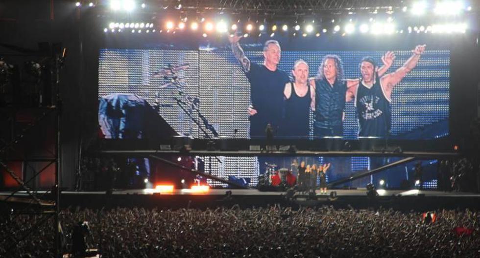 Metallica prometi&oacute; que habr&aacute; una tercera vez en Lima. (Foto: Luis Carnero)