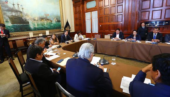 El Consejo Directivo fue presidido por Daniel Salaverry y se llevó a cabo a pesar de la ausencia de Fuerza Popular. (Foto: Congreso de la República)