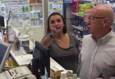Chile: mujer grita e insulta a extranjeros en una farmacia