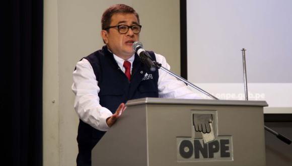 Investigación al jefe de la ONPE es por el presunto favorecimiento al partido político Podemos Perú de José Luna. (Foto: ONPE)