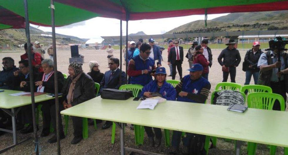RPP Televisión indicó que una de las mesas instaladas recogerá las denuncias de comuneros que han sido procesados durante los conflictos mineros ocurridos desde el 2015. (Foto: Defensoría)