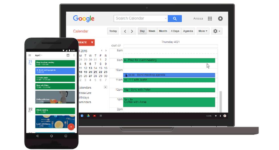 Google Calendar will block times that are already reserved for an event