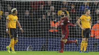 Liverpool vs. Wolverhampton: Mohamed Salah marcó el 1-0 tras una sutil definición [VIDEO]