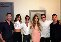 Jennifer Lopez posa feliz junto a Marc Anthony y Shannon De Lima