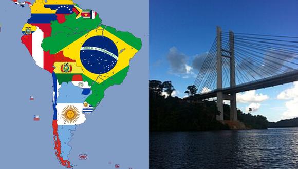 ¿Qué país de Sudamérica comparte frontera con otro de la nación europea?