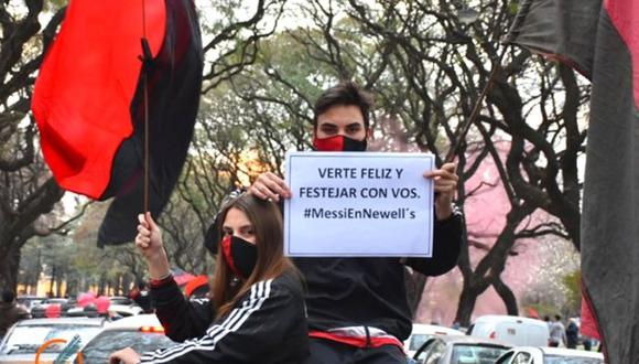 Hinchas tomaron las calles de Rosario pidiendo regreso de Lionel Messi (Fotos - Conclusión)